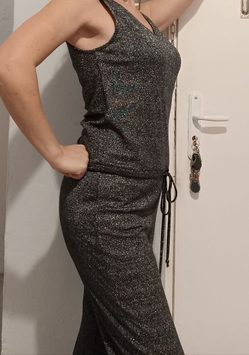 Дамски гащеризон с блестящ ефект