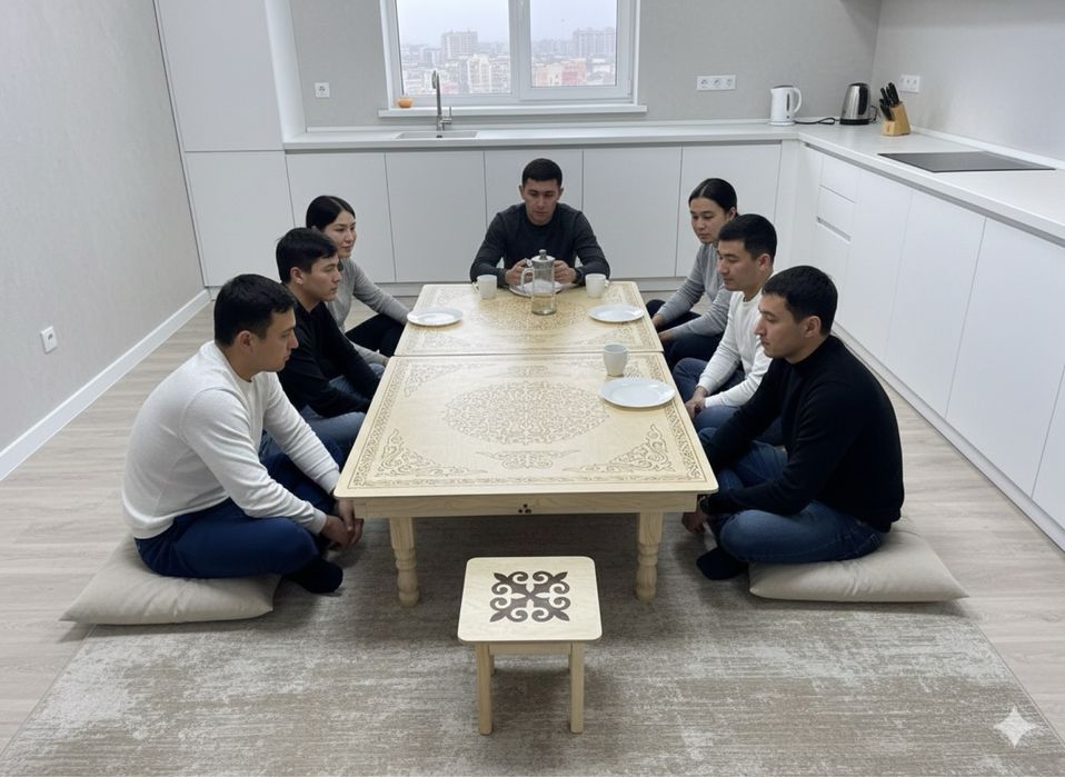 Есть Много Разных Столов Размеры И Формы Разные Жер стол Жер үстел Цех