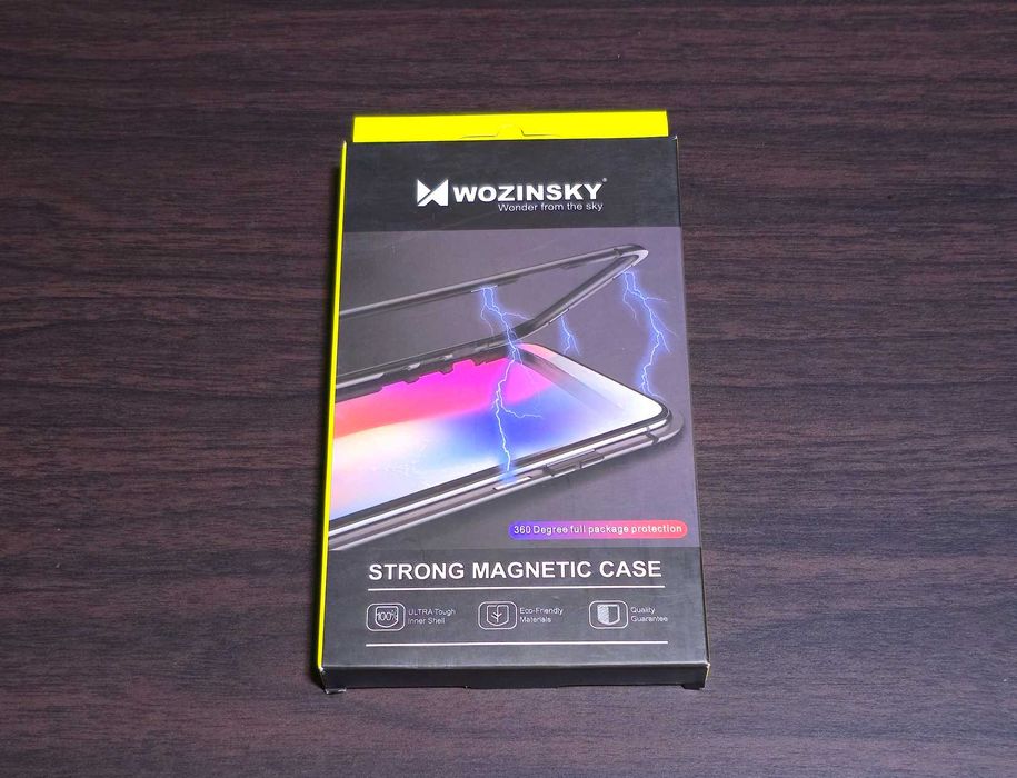 Husa protectie 360 grade originala Wozinsky Metal Magnetic Case Apple iPhone 7 Plus 8 Plus