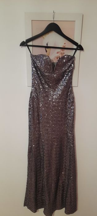 Rochie lunga cu paiete