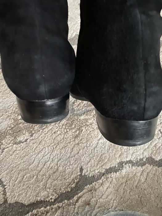 Cizme piele intoarsa