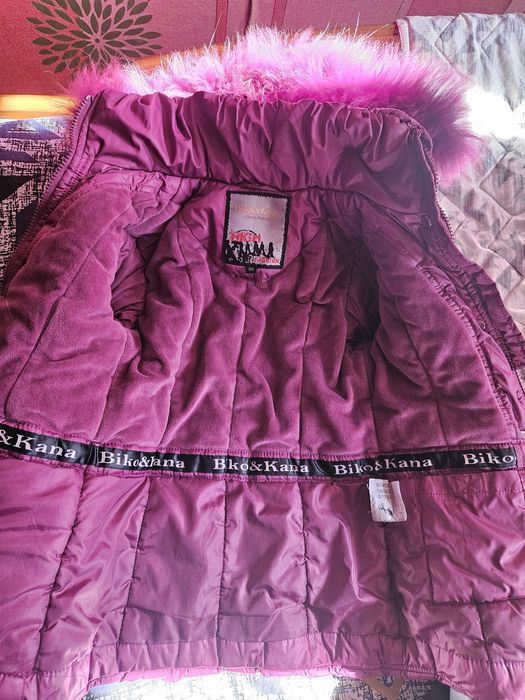 Зимняя куртка р.98 для девочки 3-5 лет