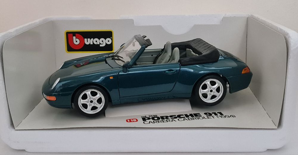 BUGATTI EB 110 /1991/PORSCHE 911 Bburago Italy 1.18 м.