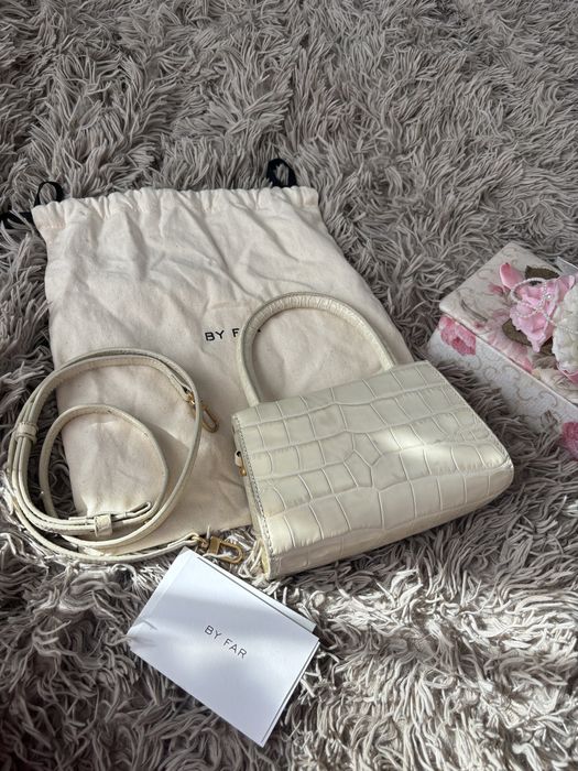 By Far Mini Croco - Мини Кроко - Беж