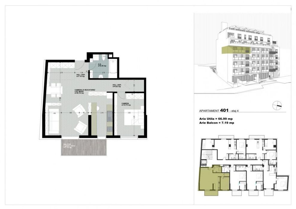 Apartamente premium cu 2 camere, preturi promotionale, zona Calea Doro — fotografia 3