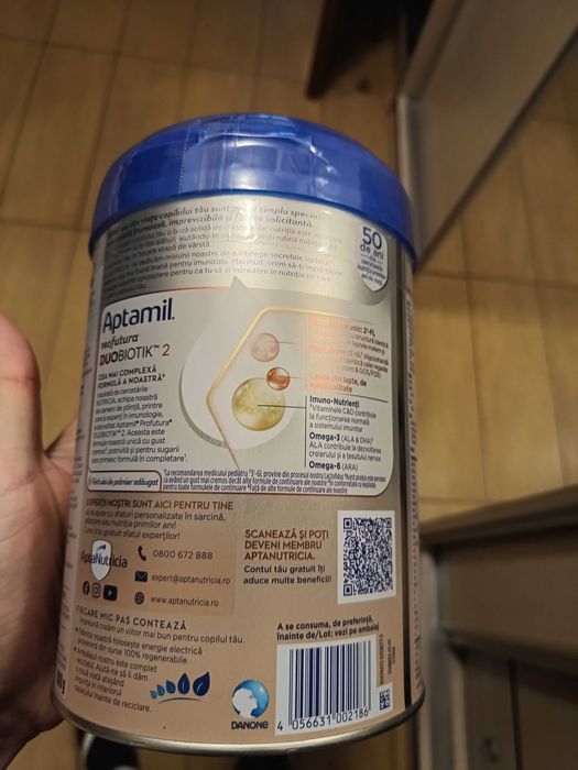 12 cutii lapte:6Hipp Combiotic HA1/Organ Comb1/Aptamil Biotik2/lactoză