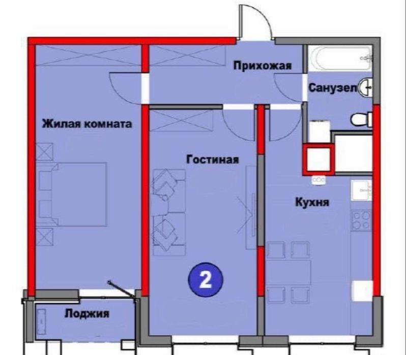 СРОЧНО!ПРОДАЁТСЯ 3/4/15
НОВОСТРОЙКА 
ЖК Regnum Plaza
от застройщика Му