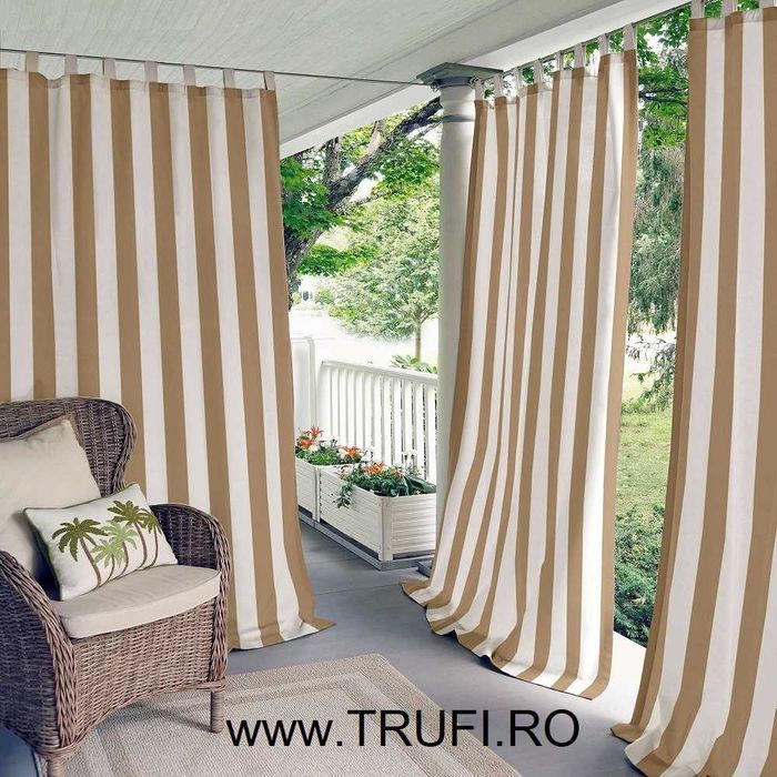 Perdele draperii la comanda, pentru exterior, foisor, terasa, balcon