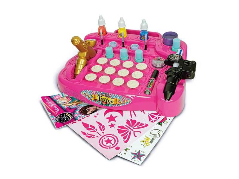 НОВО! Детски комплект за татуировки Clementoni Tattoo Studio