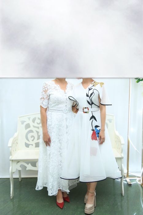 белые вечерние платья