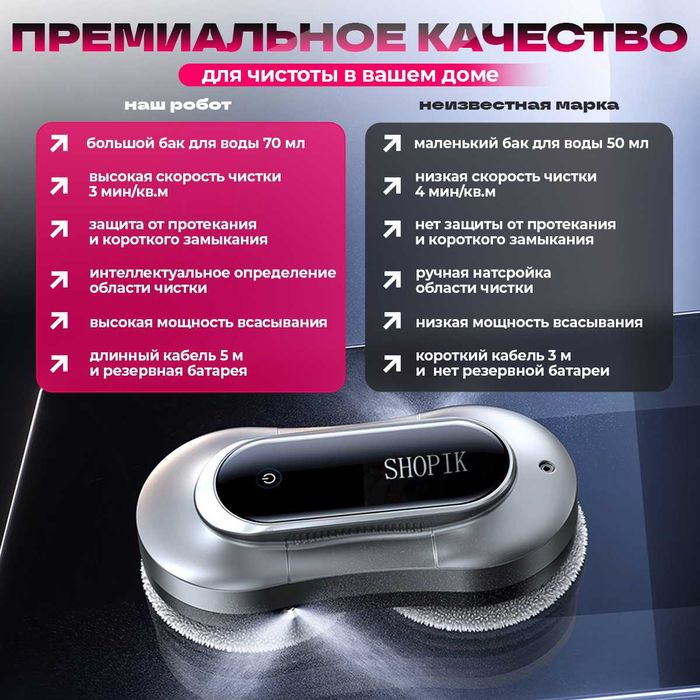 Робот мойщик окон премиум