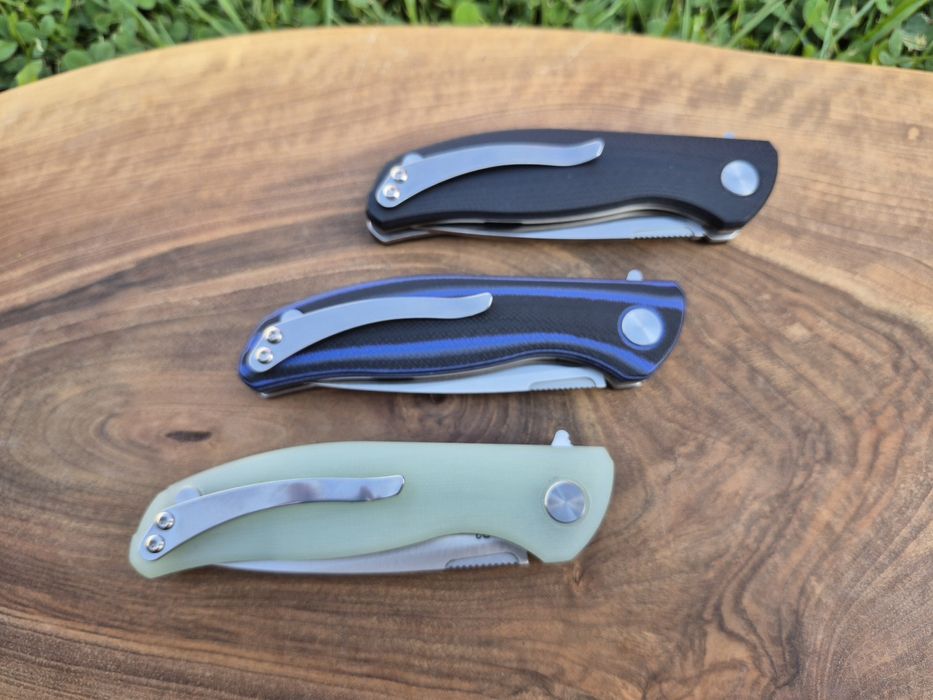 Сгъваем джобен нож SHIROGOROV,стомана D2,три цвята,SH207