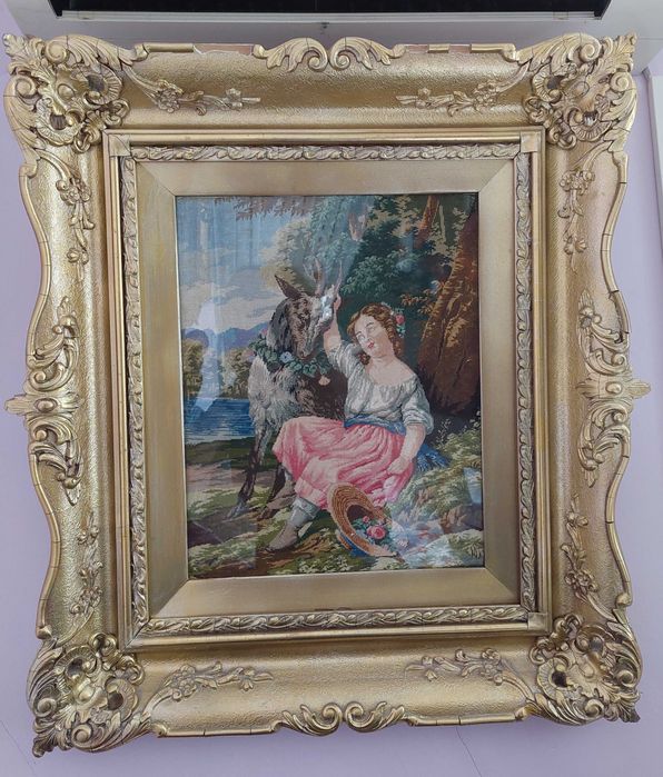 Продавам прекрасни вилерови гоблени с дървени рамки