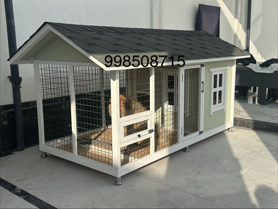 Домик и вольер для собак