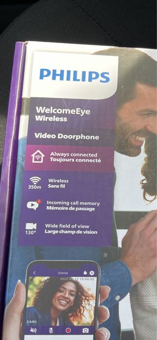 Videointerfon  Philips Welcome Eye Wireless-Sigilat
