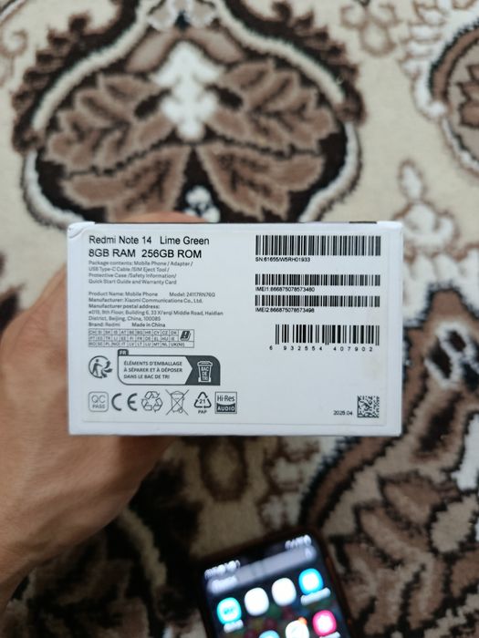 Xiaomi redmi note 14 ( 8/256)