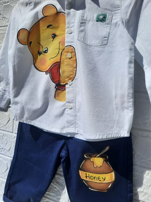 Ръчно рисувани детски боди , блуза , тениска коледни