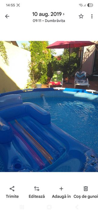 Piscina supraterana 305 cm + acoperiș cadou