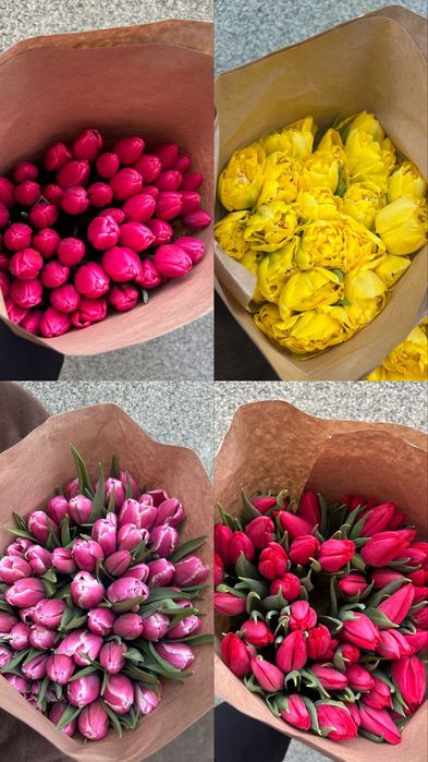 Тюльпаны 8 марта 750 тг