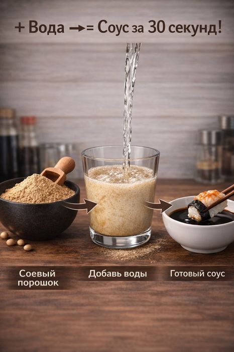 Соевый соус, суши