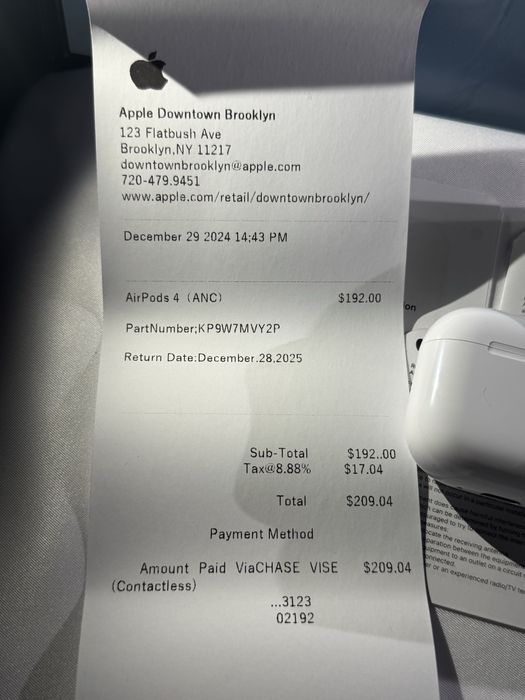 AirPods 4 ( ANC ) + bon apple + punga apple - Cadou Ideal