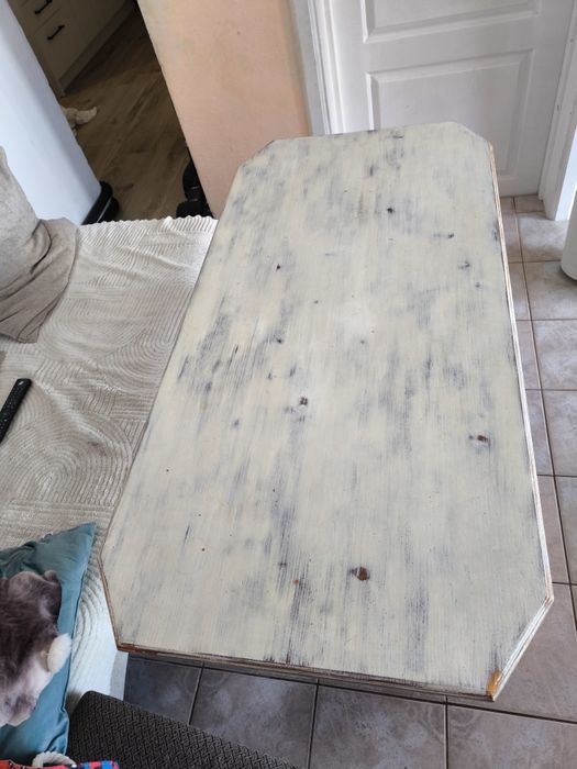Маса от масивно дърво 130×65 см , винтидж стил