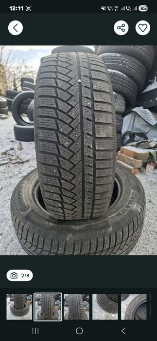 Vand 2 anvelope 225 60 17 continental de iarna bune