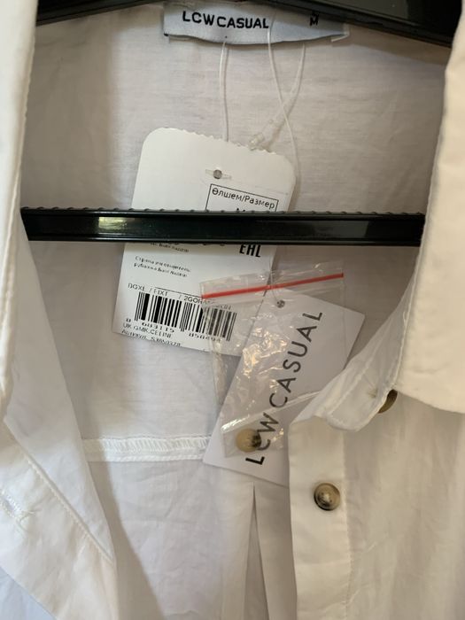 Рубашка белая х/б