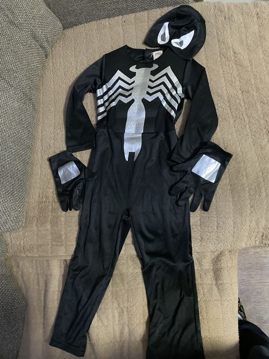 Костюм Человека паука, черный 5-7 лет