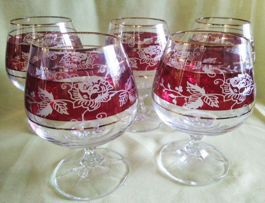 Хрустальные фужеры,рюмки и стаканы