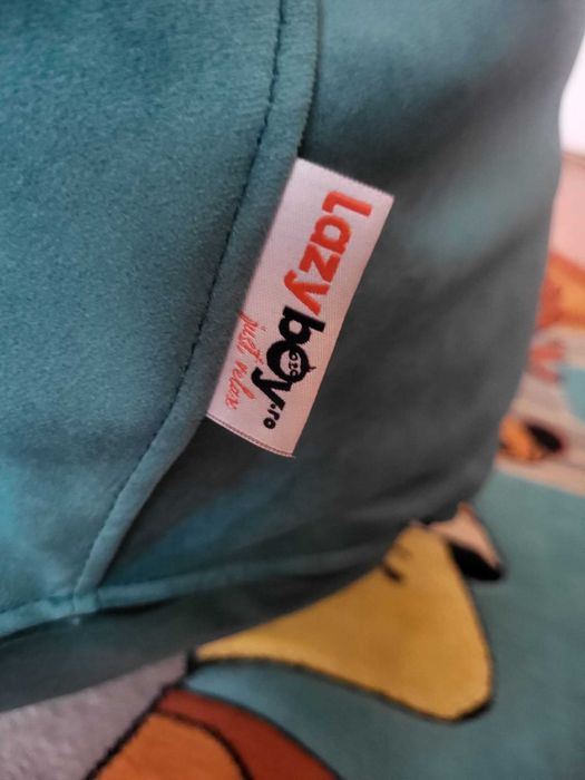 Fotoliu Lazyboy Cloud XL Velvet, verde inchis, nou
