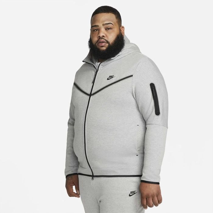Мъжки екип nike  TCH FLC HOODIE FZ DK GREY