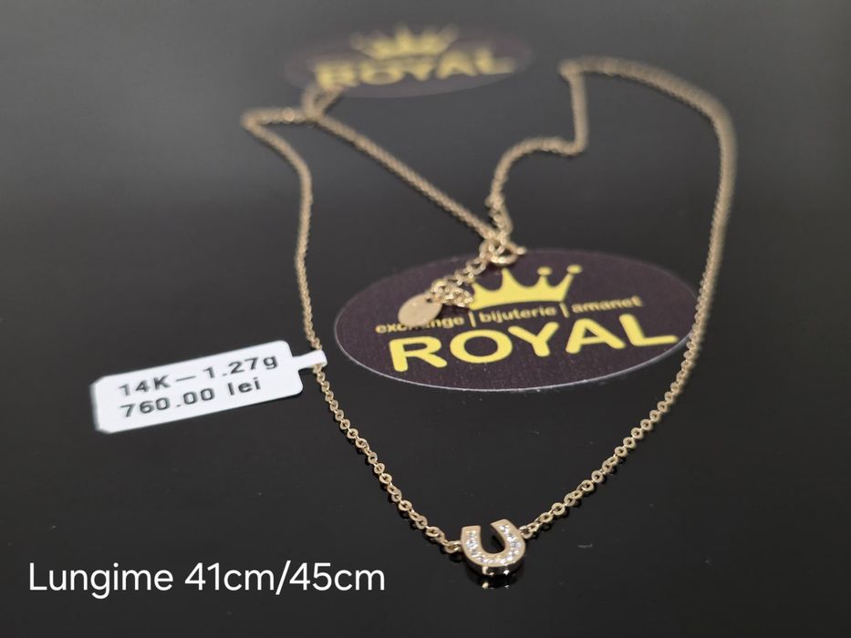 Bijuteria Royal: Lanț aur 14k/1.27 gr