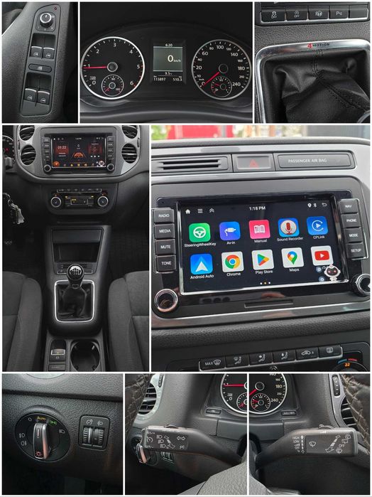 Vand/Schimb/Rate VW Tiguan 113.000 km 4x4 2013 2.0 TDI, piele Alcantara Android camera incalzire scaune pilot 2 seturi jante cui ParkPilot