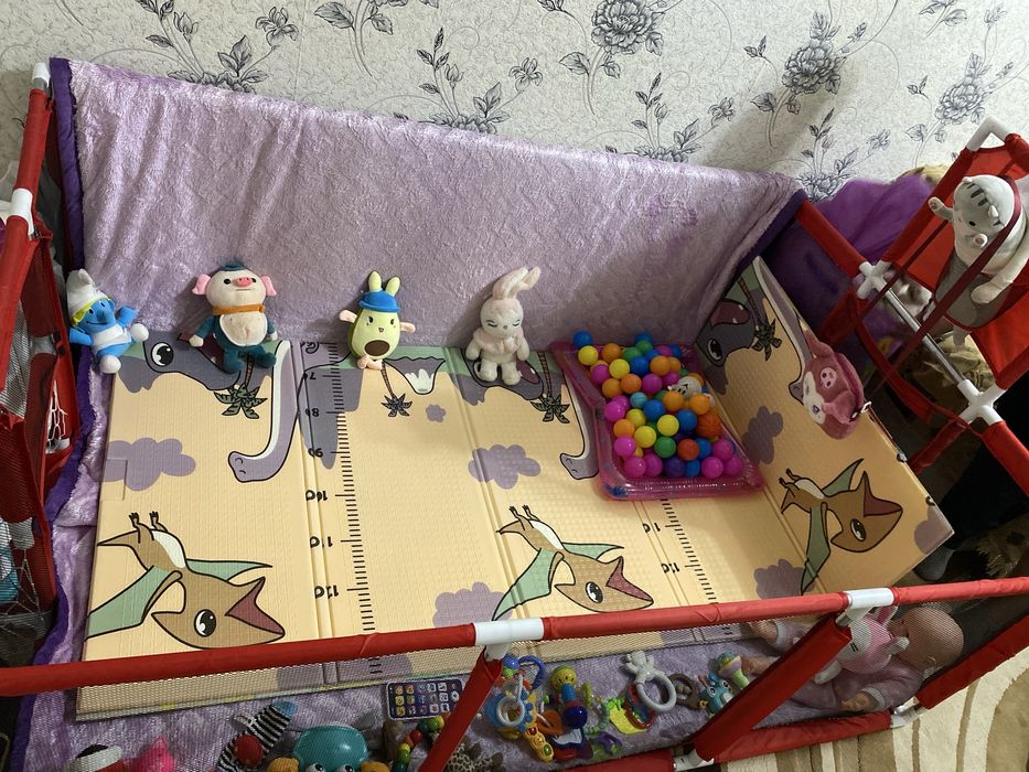 Ходунки каталка стульчик + манеж детский