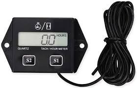 Моточасовник сменяема батерия Оборотомер  Тахометър сервизен интервал