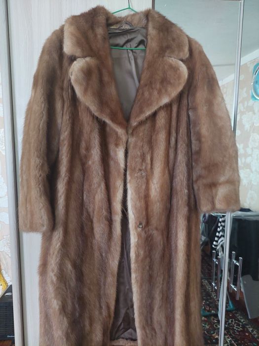 Шуба цельная норка