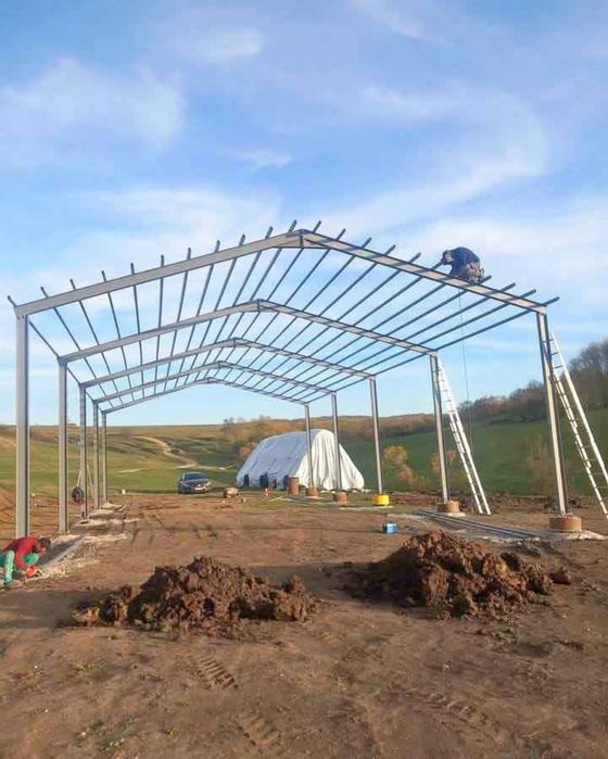 Vand hale metalice confecționate din europrofile ipe