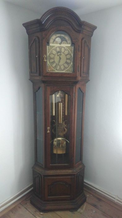 Pendula pe colț lemn masiv stejar