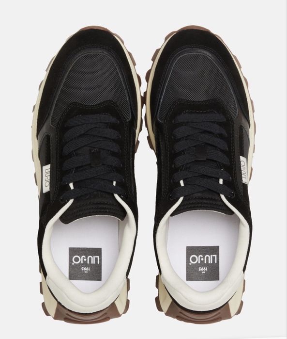 Liu Jo RUNNING 02, Оригинални мъжки сникърси, размер 43, черни