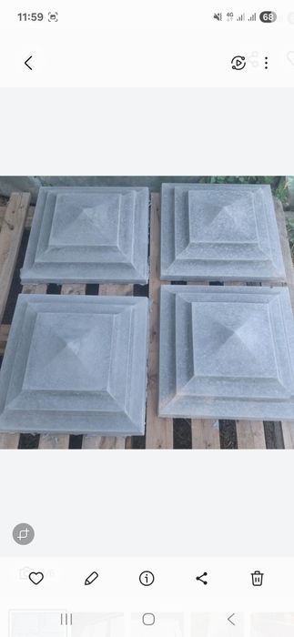 Vand diferite modele de capace si coame de stalpi!