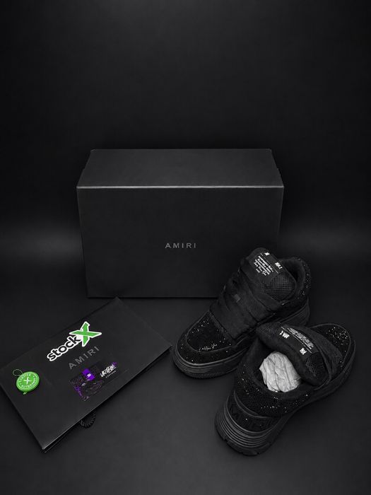 Adidași Amiri Black Crystals – Premium • Full Box