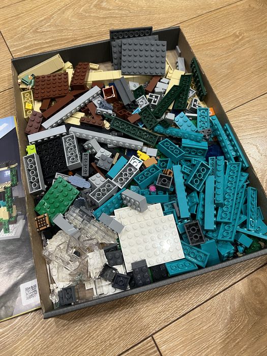 Lego minecraft небесная башня