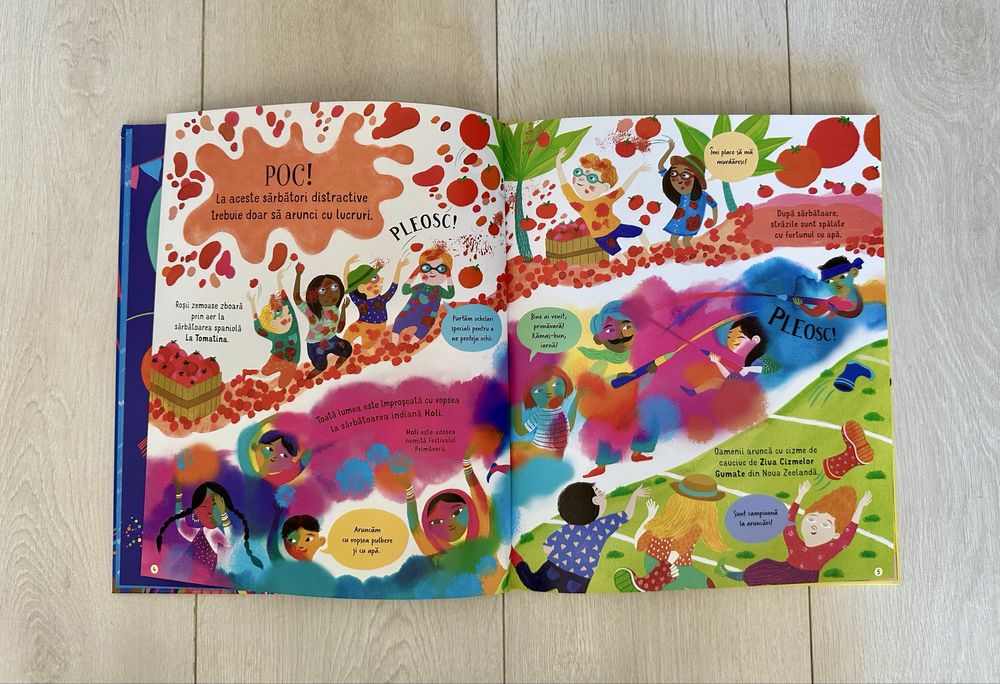 Sărbători din jurul lumii, colecția Usborne, UE Junior, cartonată,Nouă