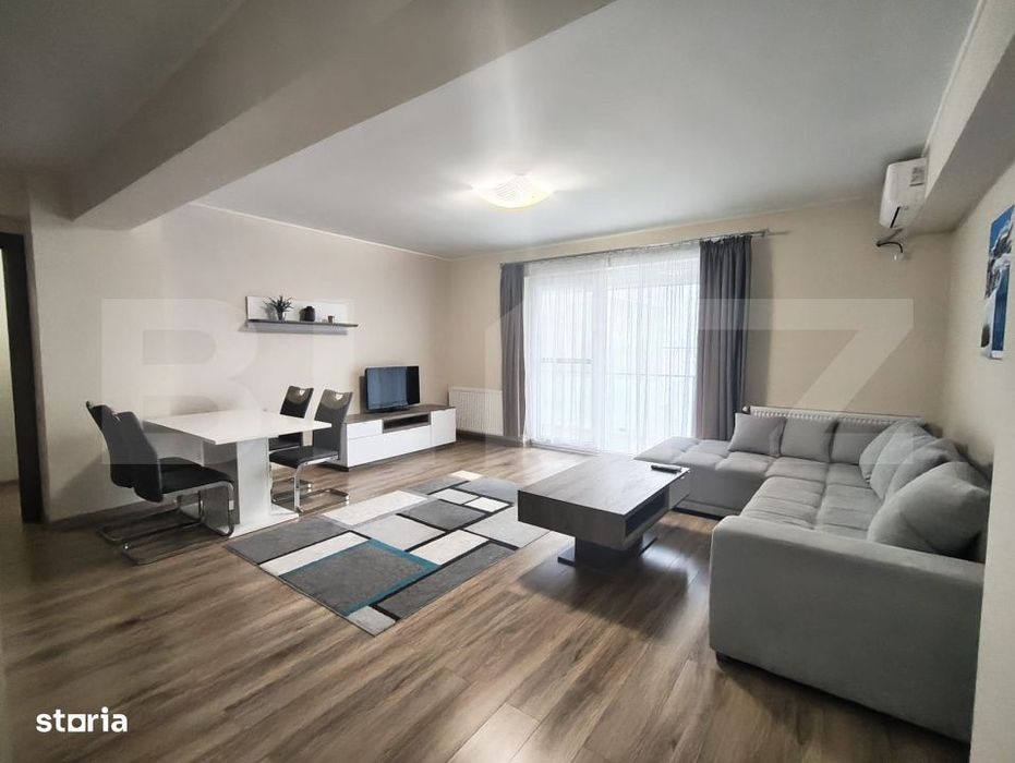 Apartament cu 2 camere, bloc SDK, 66 mp, parcare privata