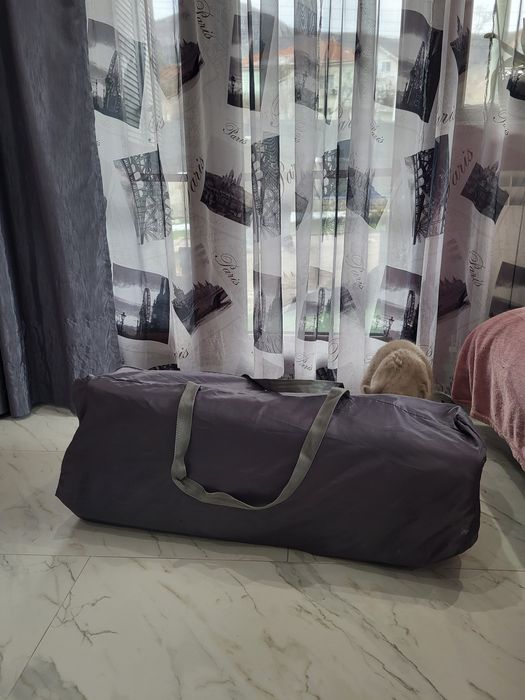 Бебешка кошара с две нива Kindercraft Joy full в сиво и розово