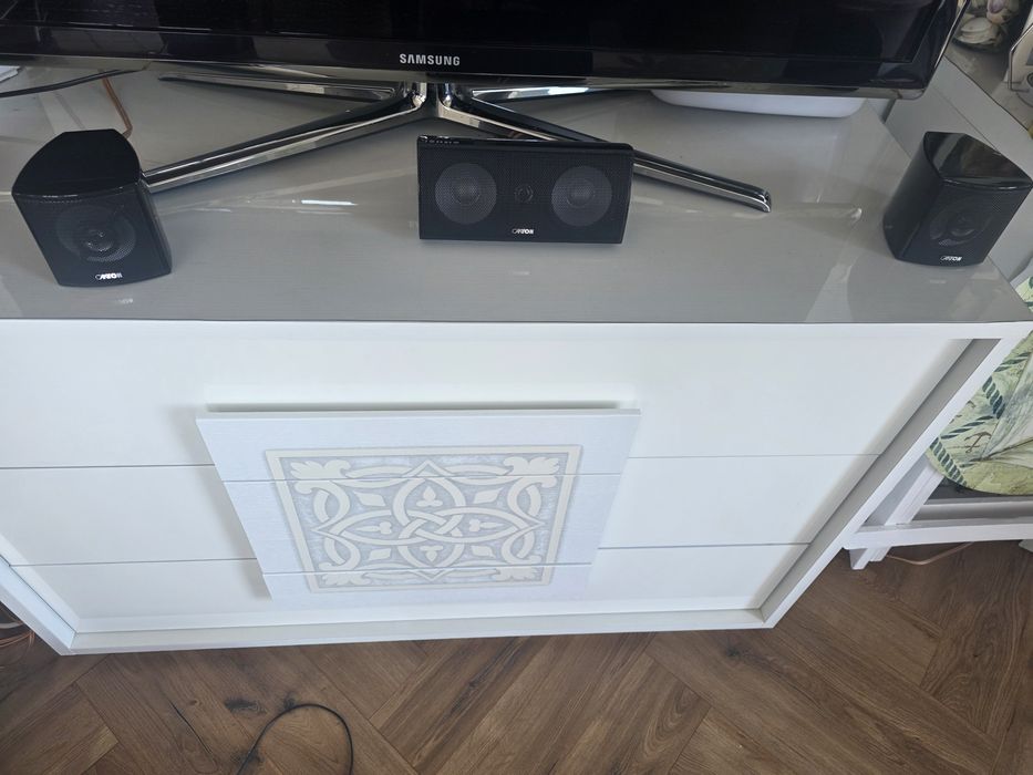 vand sistem audio receiver Yamaha + boxe 5.1 Canton + suporti boxe + cabluri