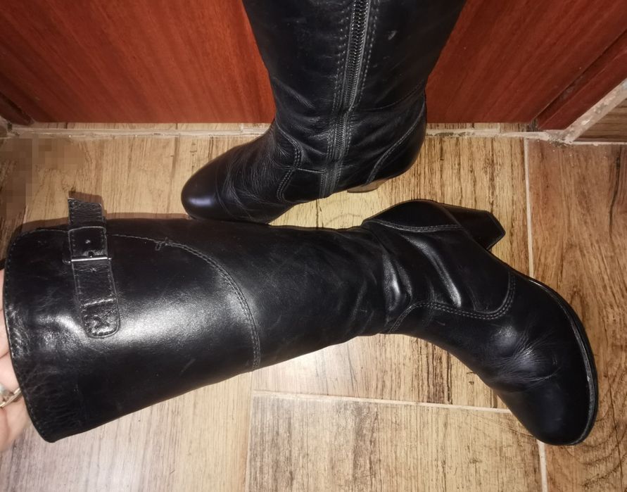 Cizme negre Jana shoes GmbH & Co. KG, Germany