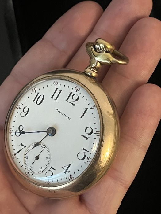 Ceas de buzunar colectie WALTHAM 17j GF (omega)