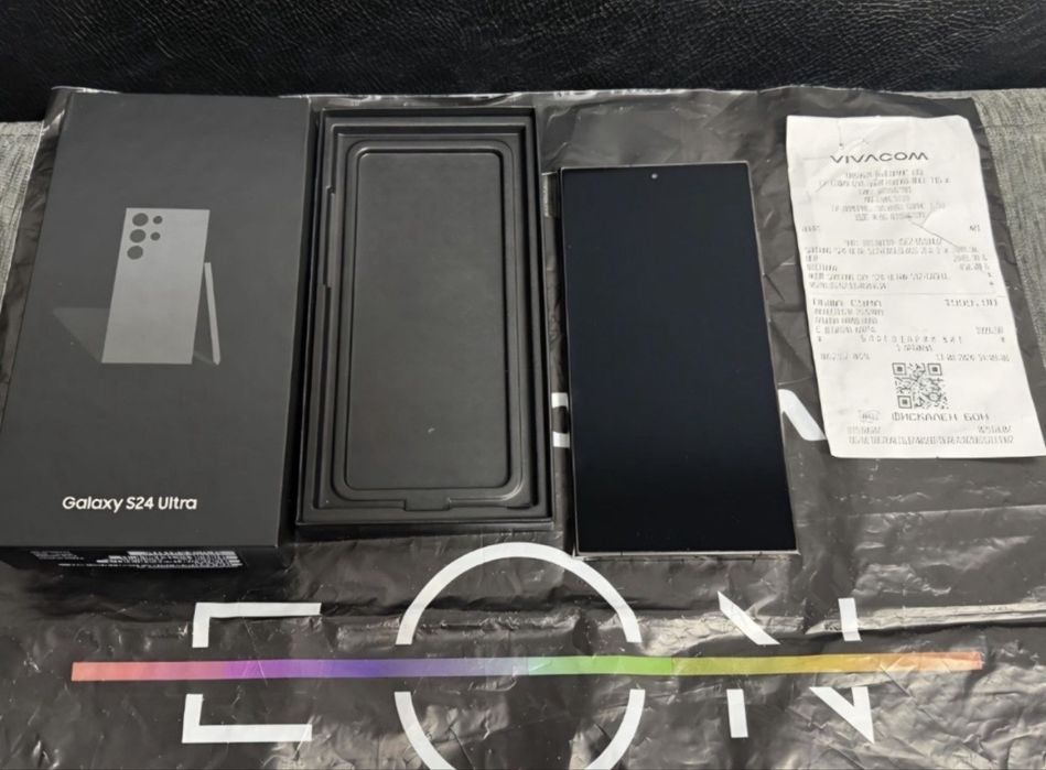 ***512GB Samsung S24 Ultra Гаранция Vivacom 2026г. Black | Черен